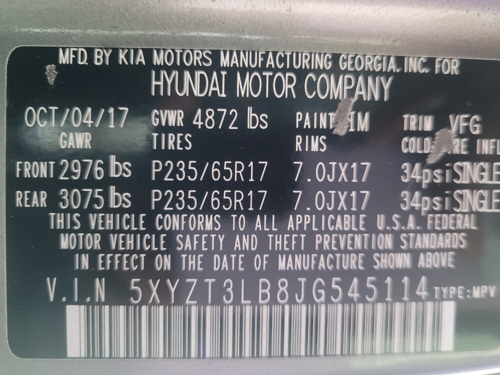 2018 Hyundai Santa Fe in Birmingham, AL 35215 - 18135507 33