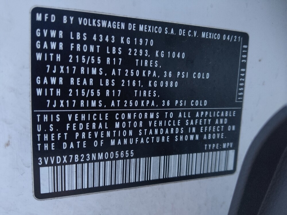 2022 Volkswagen Taos in Augusta, GA 30907 - 18135509 33