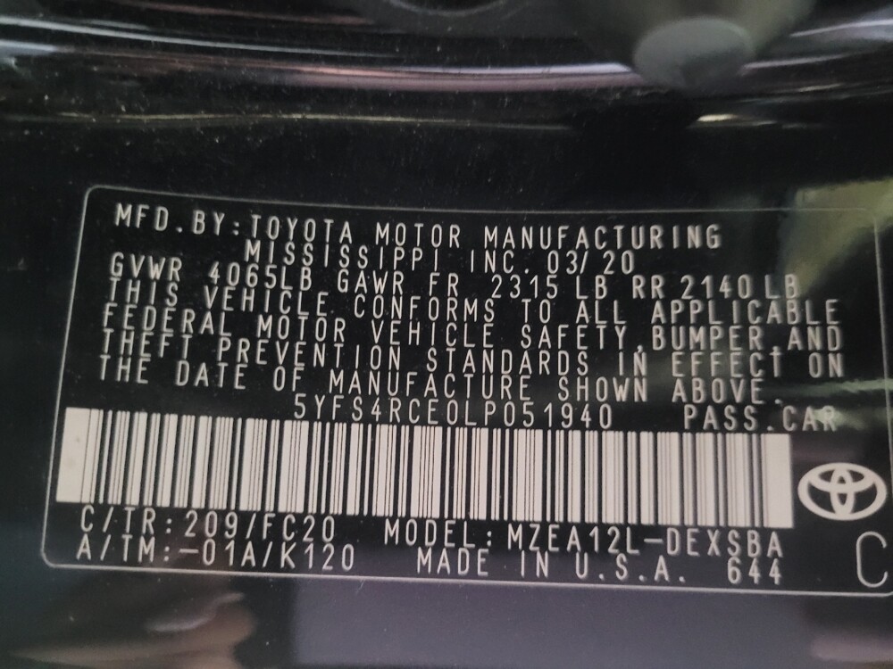 2020 Toyota Corolla in Pelham, AL 35124 - 18135510 33