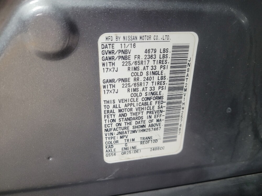 2017 Nissan Rogue in Stone Mountain, GA 30083 - 18135511 33