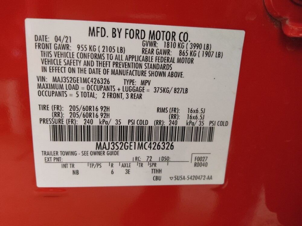 2021 Ford EcoSport in Morrow, GA 30260 - 18135522 33