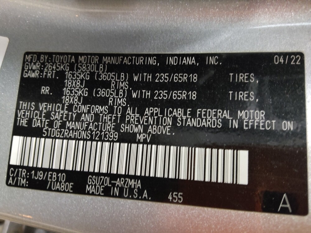 2022 Toyota Highlander in Temple, TX 76502 - 18135540 33