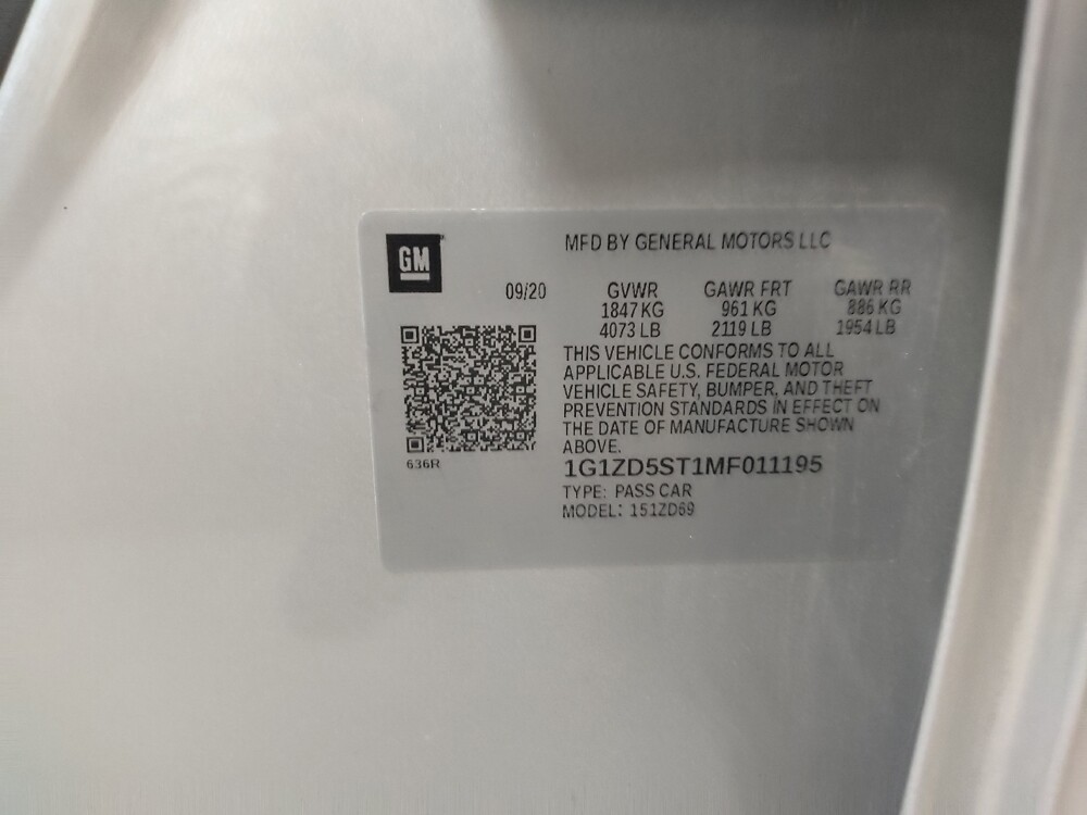 2021 Chevrolet Malibu in Arlington, TX 76011 - 18135544 33