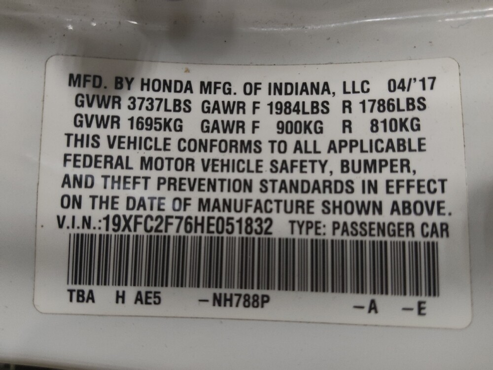 2017 Honda Civic in Oklahoma City, OK 73139 - 18135548 33