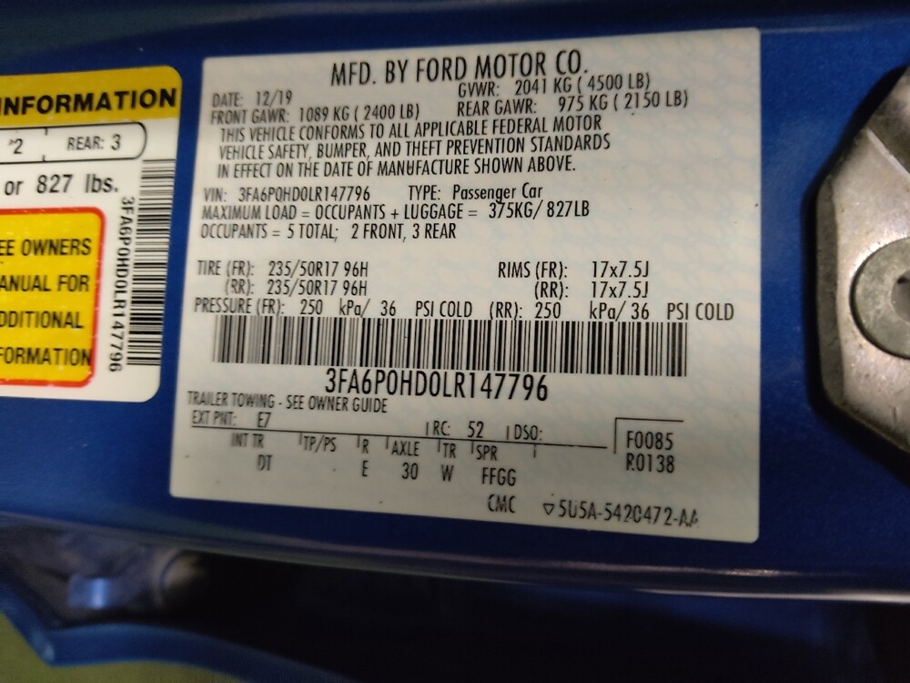 2020 Ford Fusion in Fort Worth, TX 76116 - 18135561 33