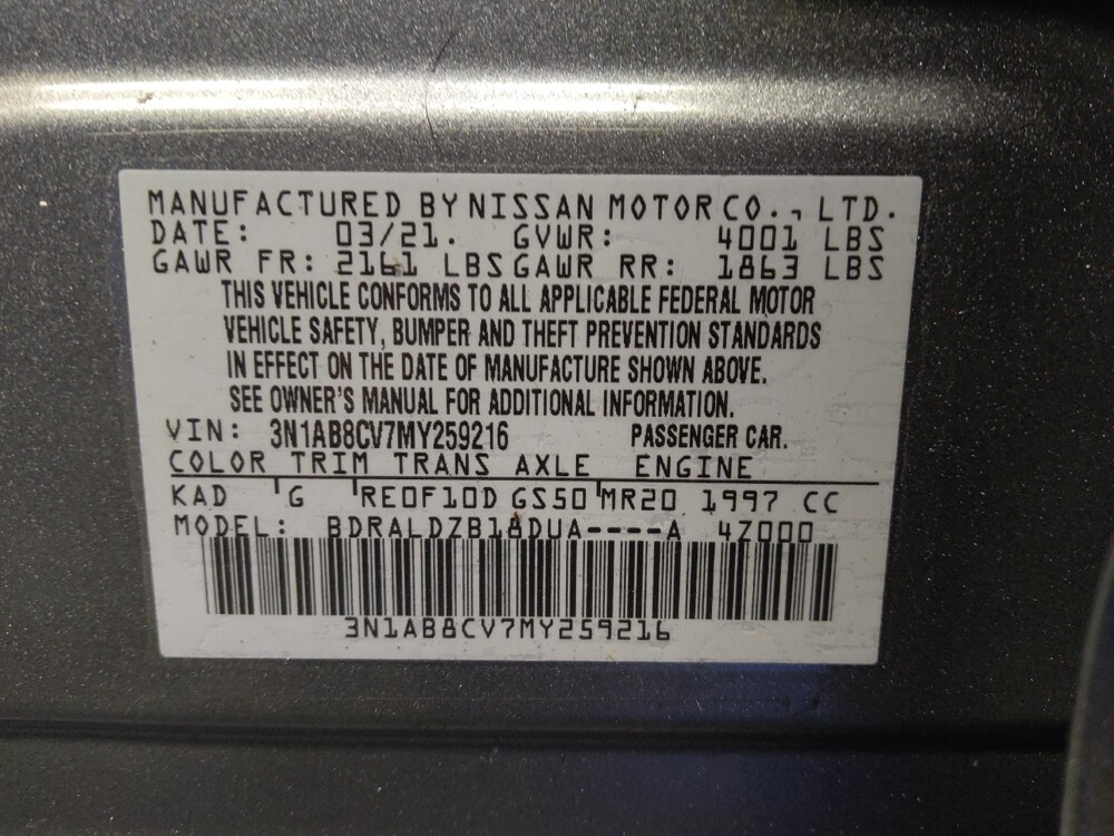 2021 Nissan Sentra in Glendale, AZ 85301 - 18135581 33