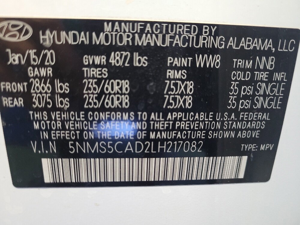 2020 Hyundai Santa Fe in Tucson, AZ 85705 - 18135586 33