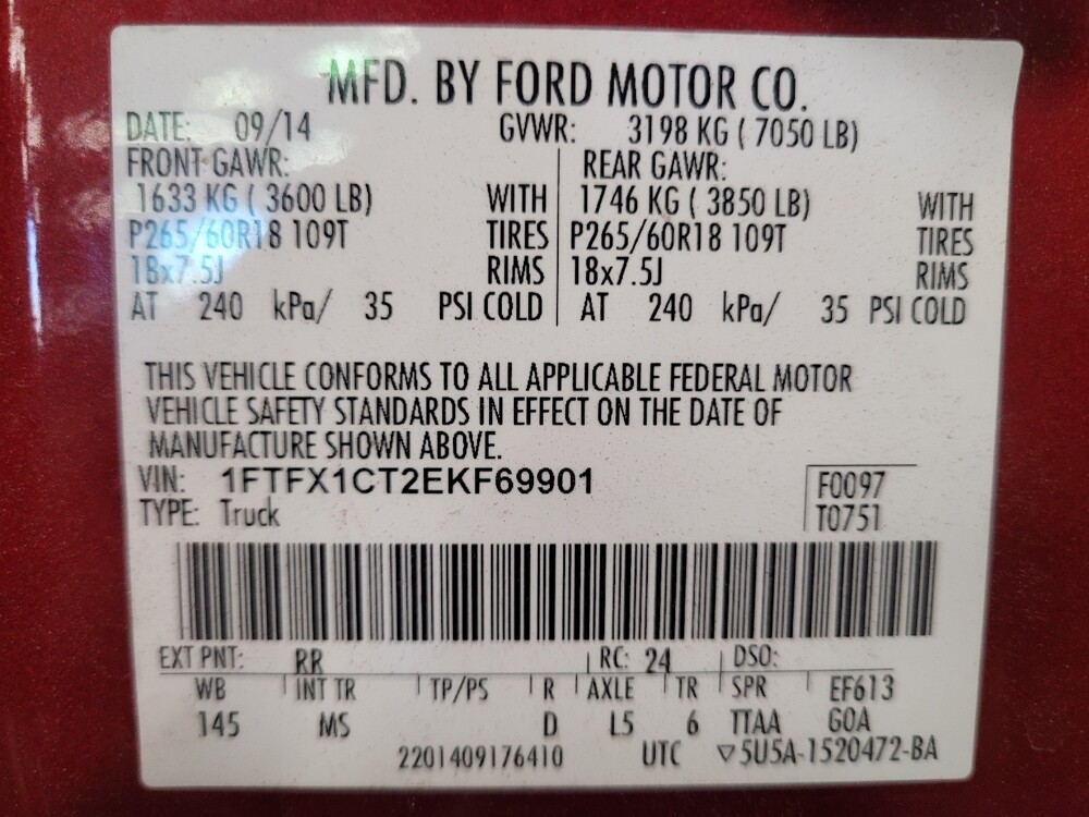 2014 Ford F150 in Tampa, FL 33619 - 18135595 33
