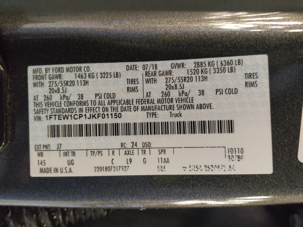 2018 Ford F150 in Fort Myers, FL 33907 - 18135608 33