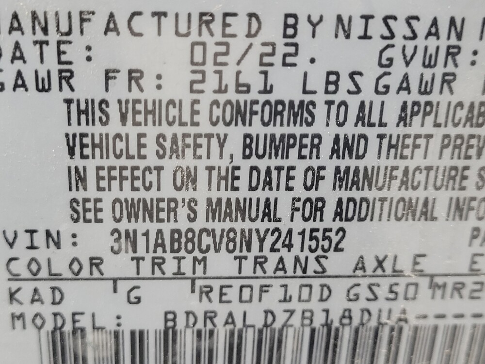 2022 Nissan Sentra in Las Vegas, NV 89102 - 18135614 33