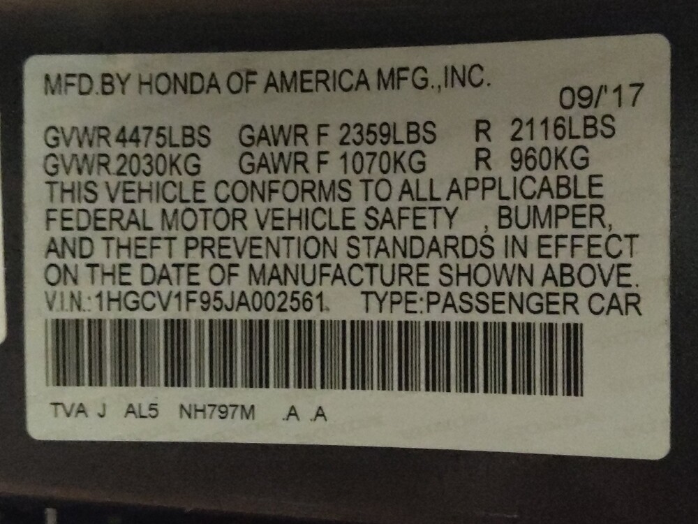 2018 Honda Accord in Duluth, GA 30096 - 18135618 33