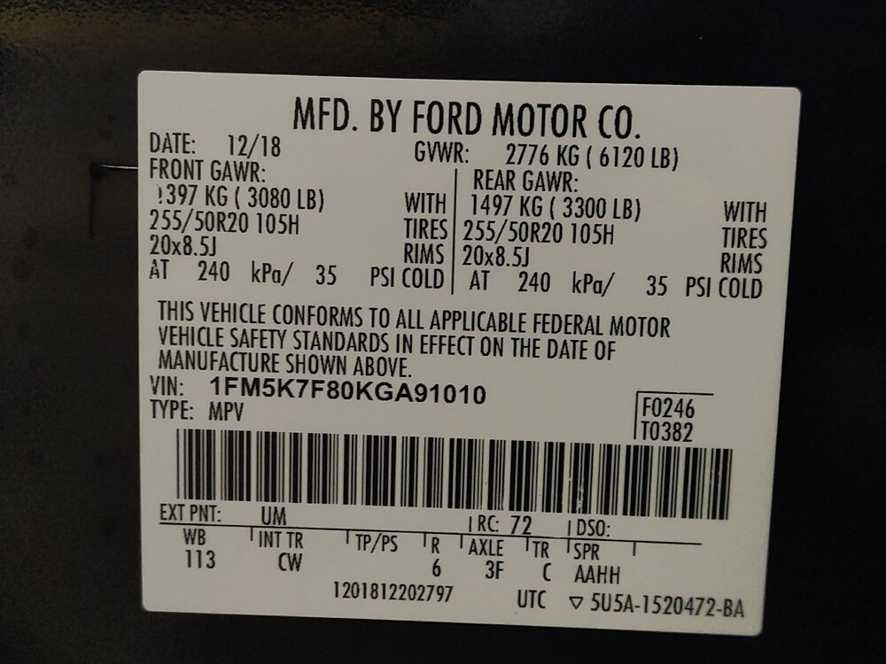 2019 Ford Explorer in Gainesville, FL 32609 - 18135638 33
