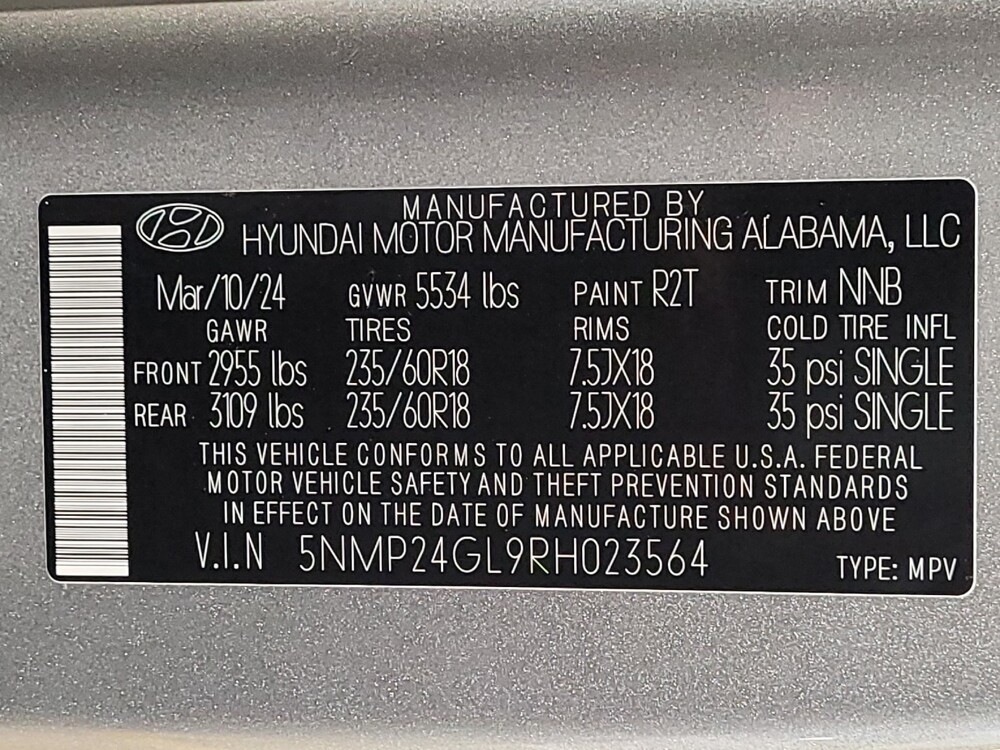 2024 Hyundai Santa Fe in Gainesville, FL 32609 - 18135642 33