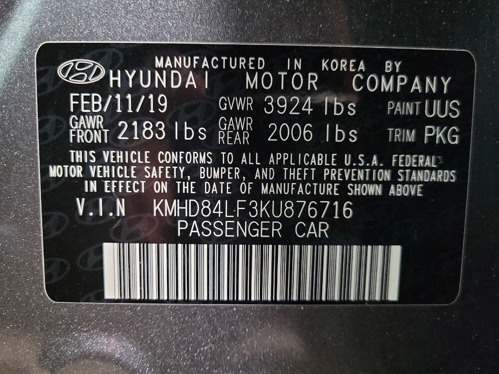 2019 Hyundai Elantra in Jacksonville, FL 32210 - 18135660 33