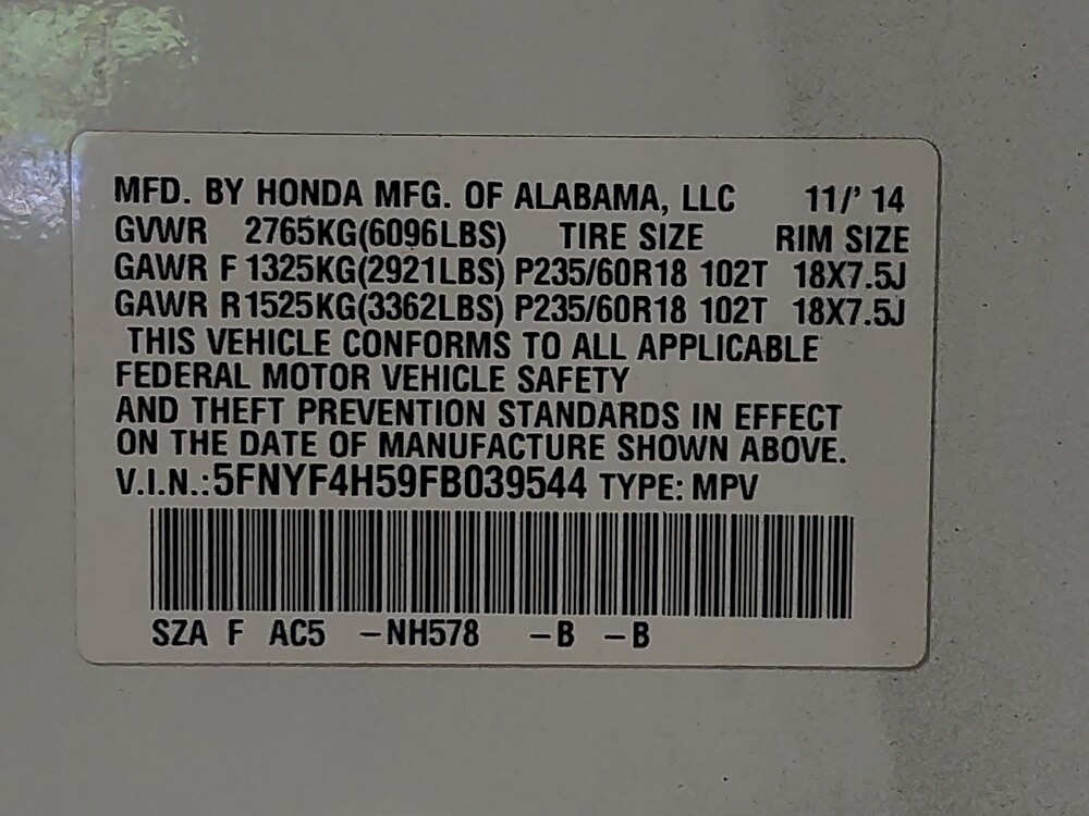 2015 Honda Pilot in Hialeah, FL 33014 - 18135663 33