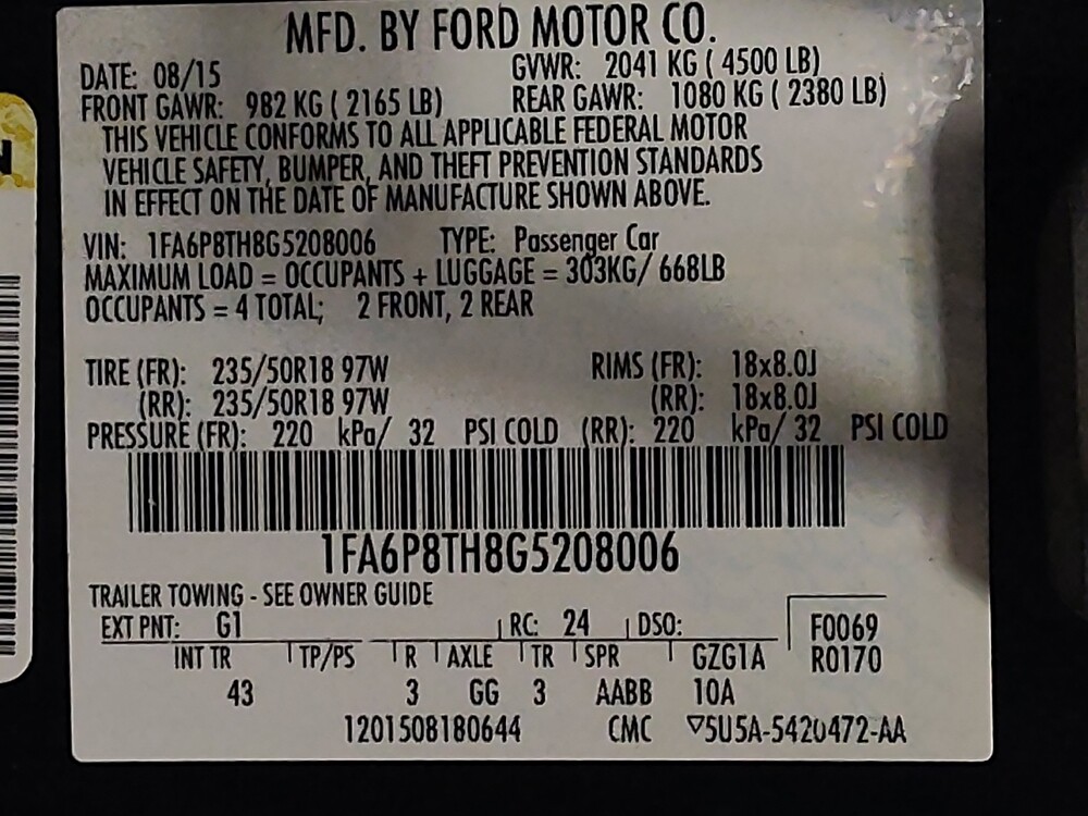 2016 Ford Mustang in West Palm Beach, FL 33409 - 18135666 33