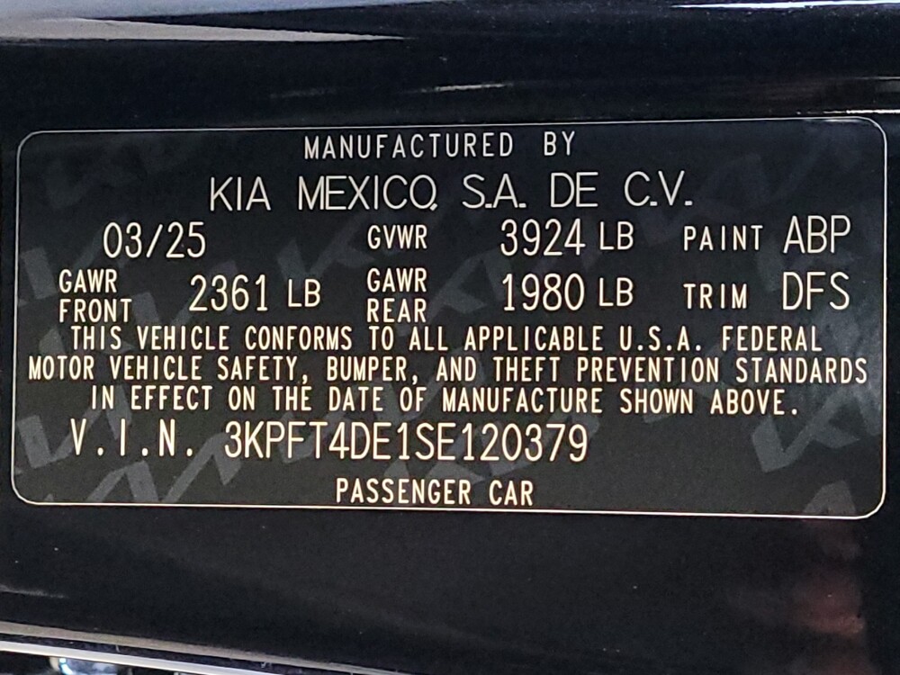 2025 Kia K4 in Orlando, FL 32808 - 18135671 33