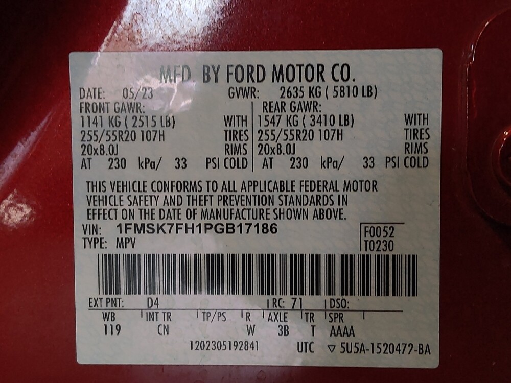 2023 Ford Explorer in Gainesville, FL 32609 - 18135687 33