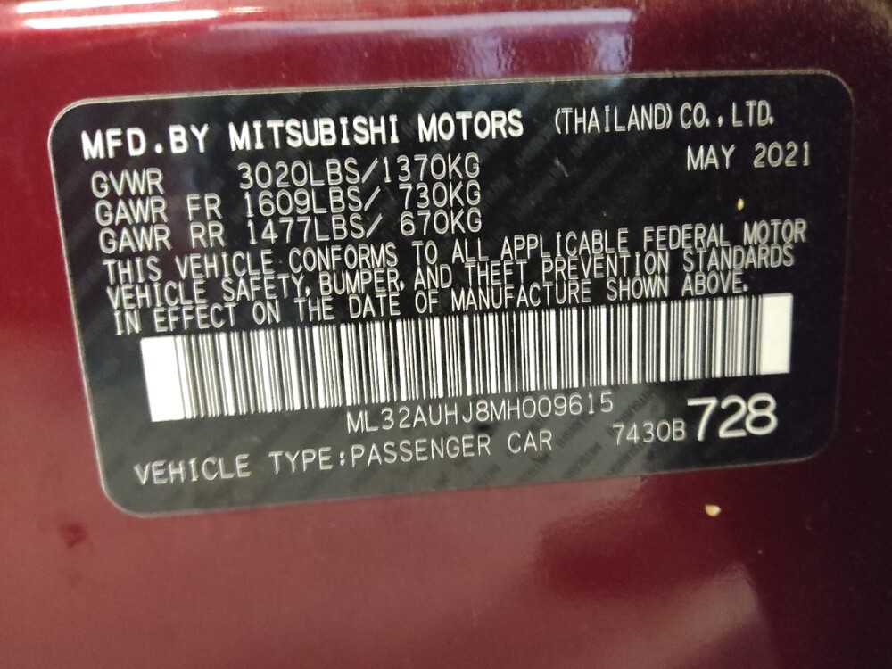 2021 Mitsubishi Mirage in Fayetteville, NC 28304 - 18135697 33