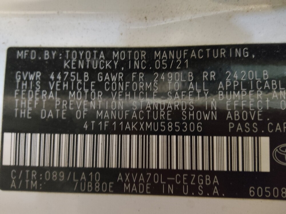 2021 Toyota Camry in Raleigh, NC 27604 - 18135701 33