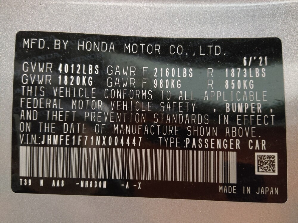 2022 Honda Civic in Lakewood, CO 80215 - 18135755 33