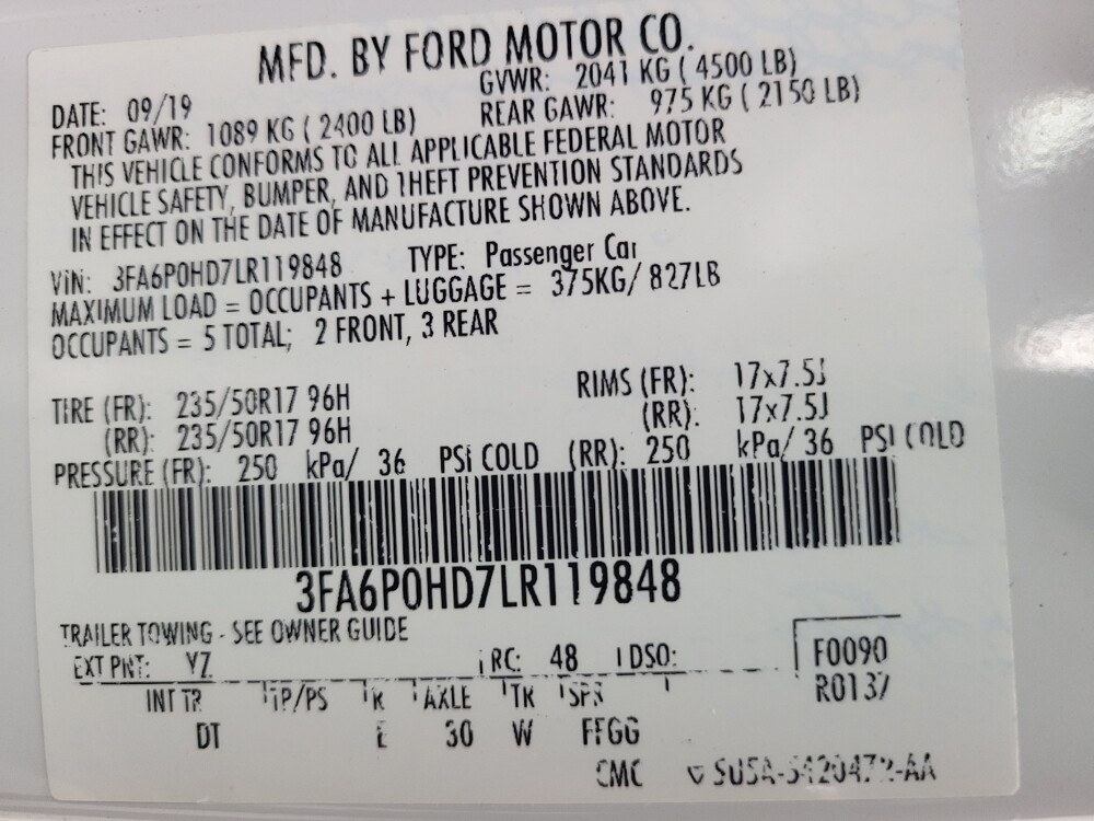 2020 Ford Fusion in Antioch, TN 37013 - 18135780 33