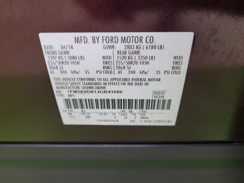 2018 Ford Explorer in Lexington, KY 40509 - 18135831 33