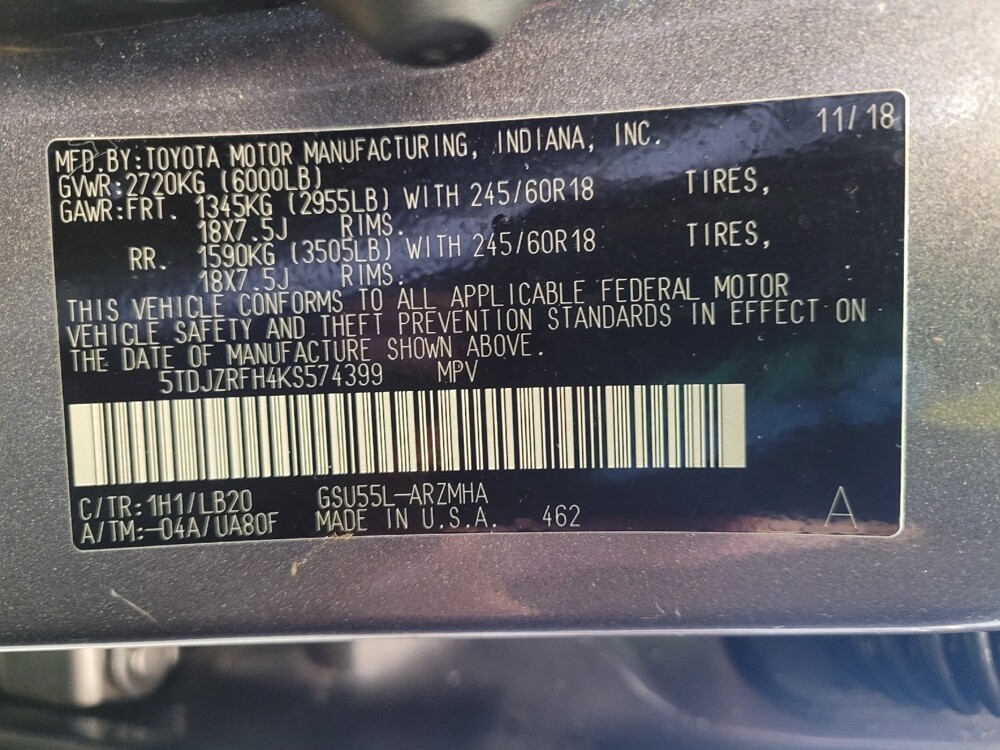 2019 Toyota Highlander in Maple Heights, OH 44137 - 18135833 33