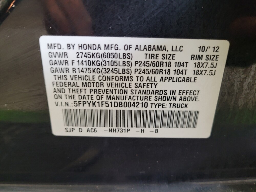 2013 Honda Ridgeline in Columbus, OH 43228 - 18135835 33