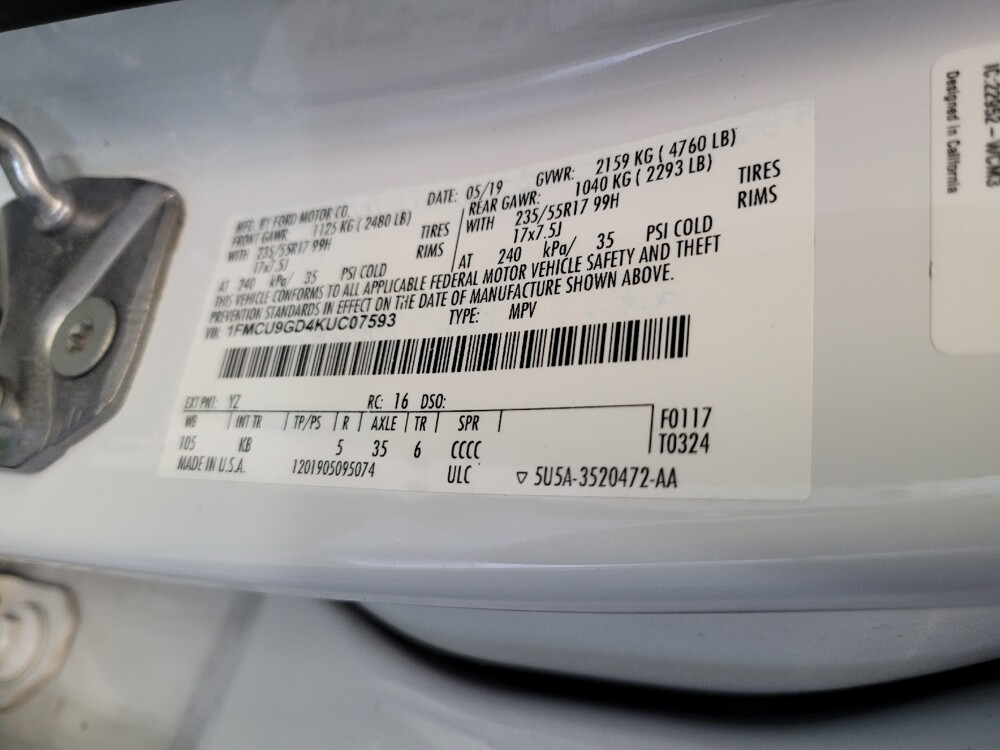 2019 Ford Escape in Columbus, OH 43228 - 18135847 33