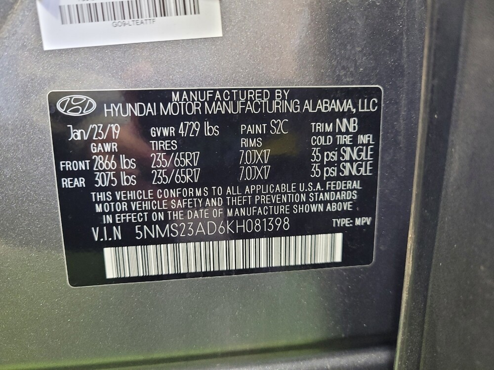 2019 Hyundai Santa Fe in Columbus, OH 43228 - 18135865 33