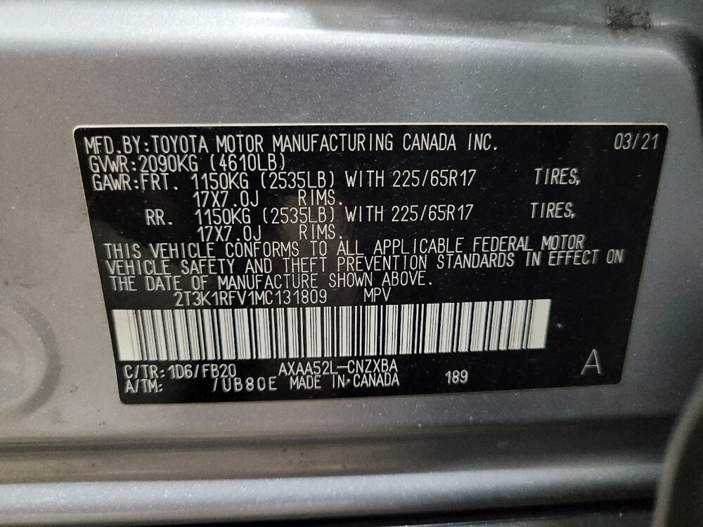 2021 Toyota RAV4 in Owings Mills, MD 21117 - 18135886 33