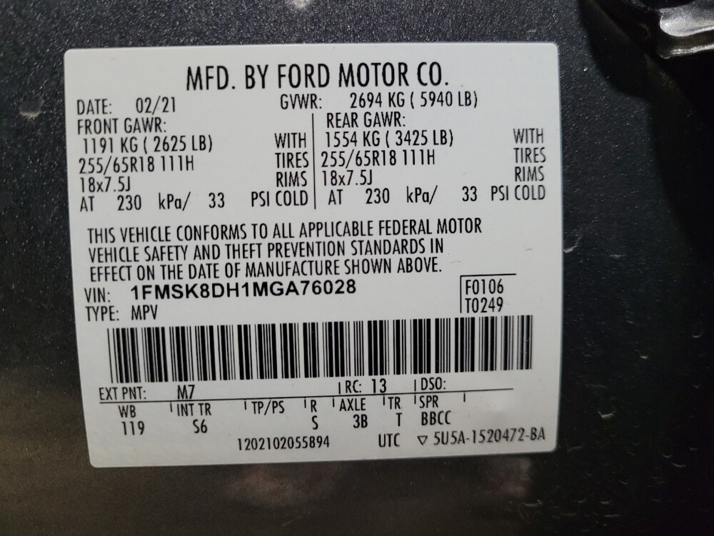 2021 Ford Explorer in Chesapeake, VA 23320 - 18135887 33