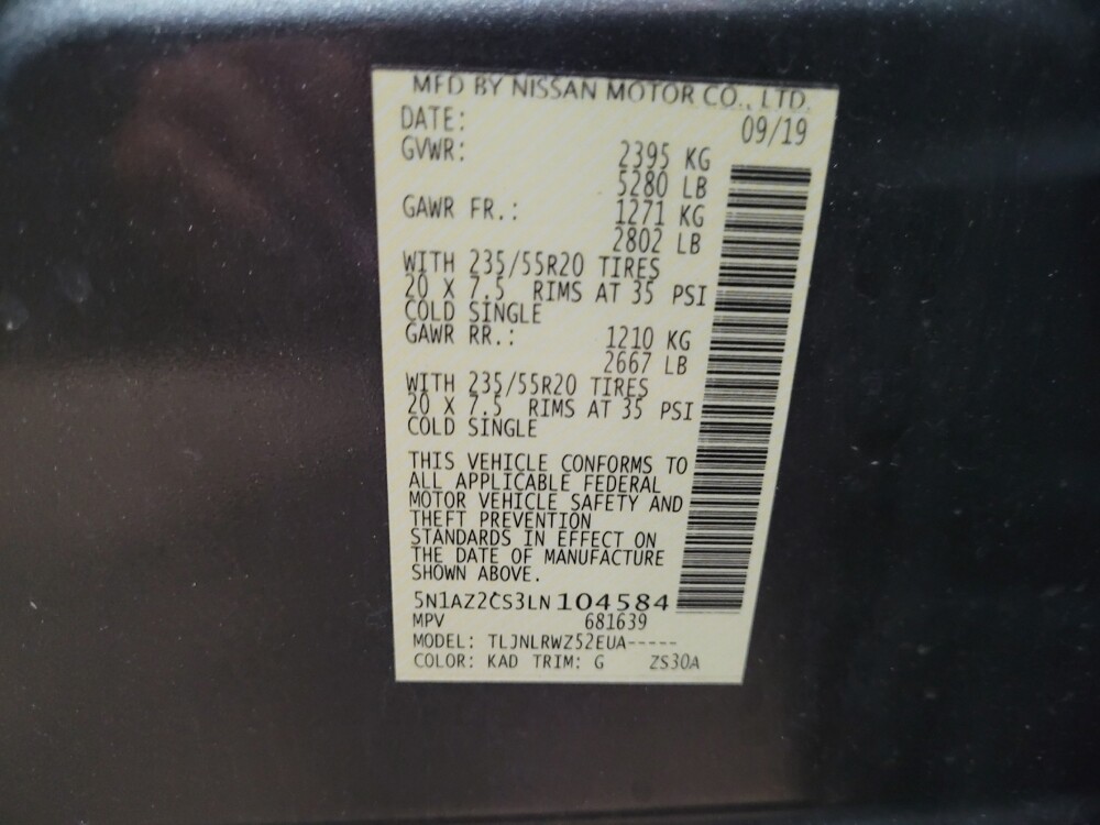 2020 Nissan Murano in Glen Burnie, MD 21061 - 18135892 33