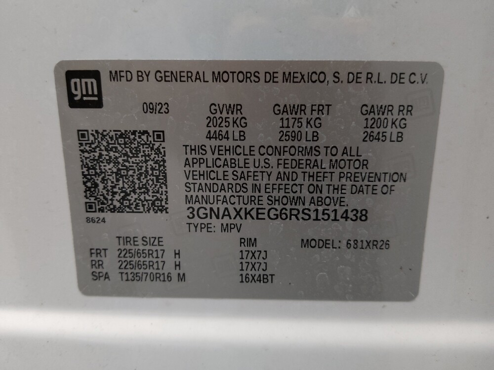 2024 Chevrolet Equinox in Wichita, KS 67207 - 18135913 33