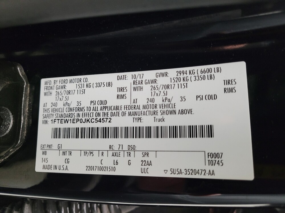 2018 Ford F150 in Eastpointe, MI 48021 - 18135952 33