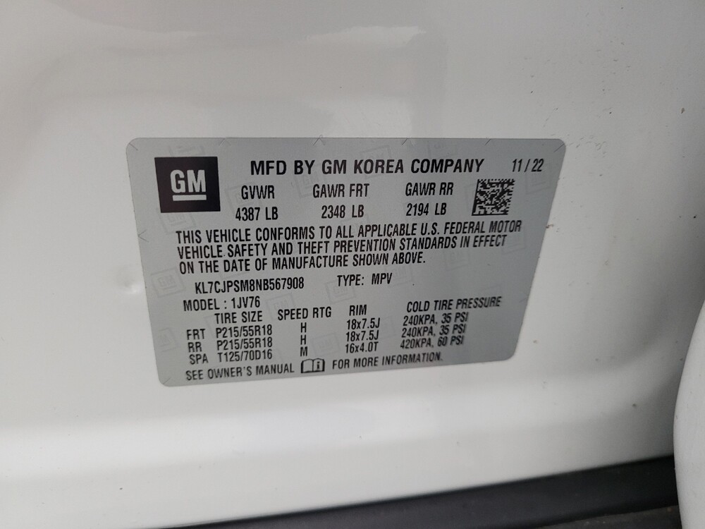 2022 Chevrolet Trax in Eastpointe, MI 48021 - 18135959 33