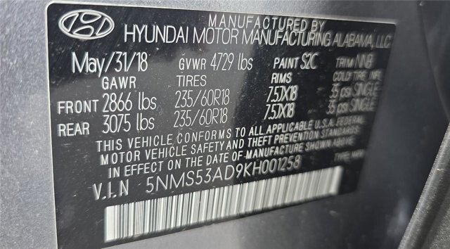 2019 Hyundai Santa Fe in Mesa, AZ 85212 - 18136035 26