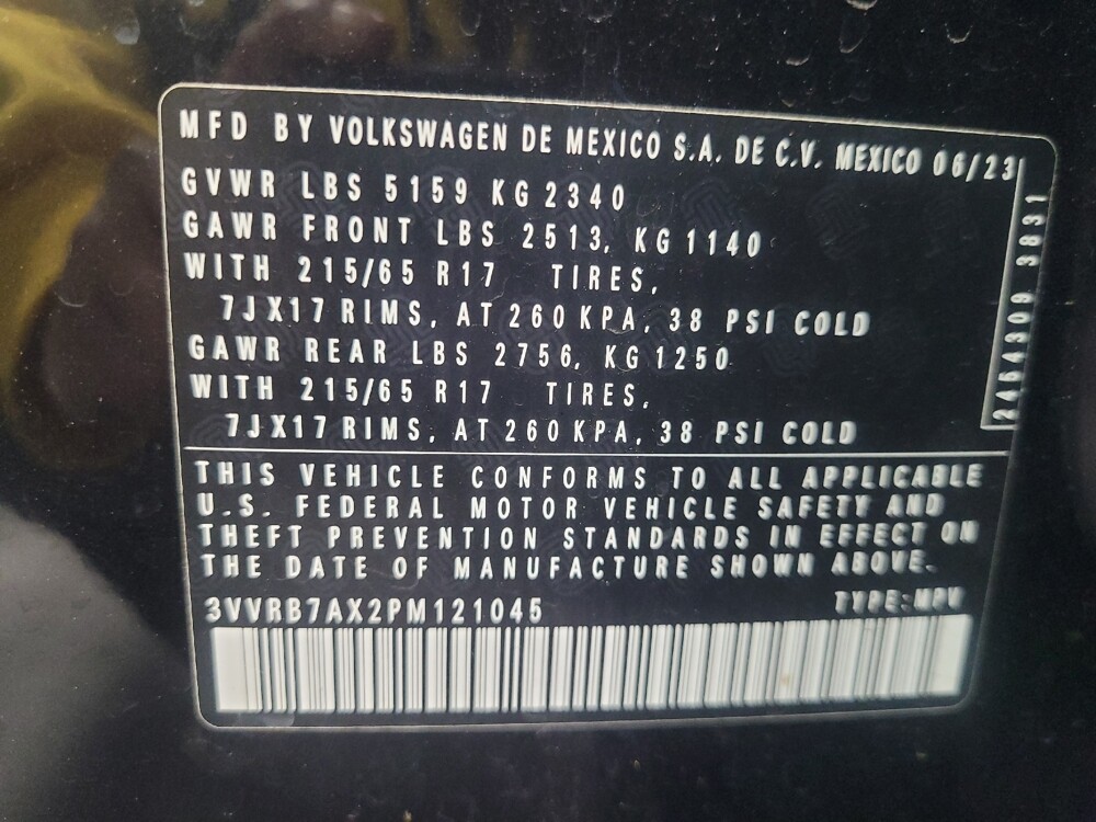 2023 Volkswagen Tiguan in Augusta, GA 30907 - 18136064 33