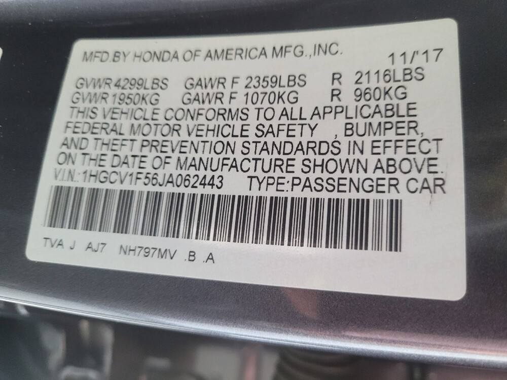 2018 Honda Accord in Conyers, GA 30094 - 18136076 33