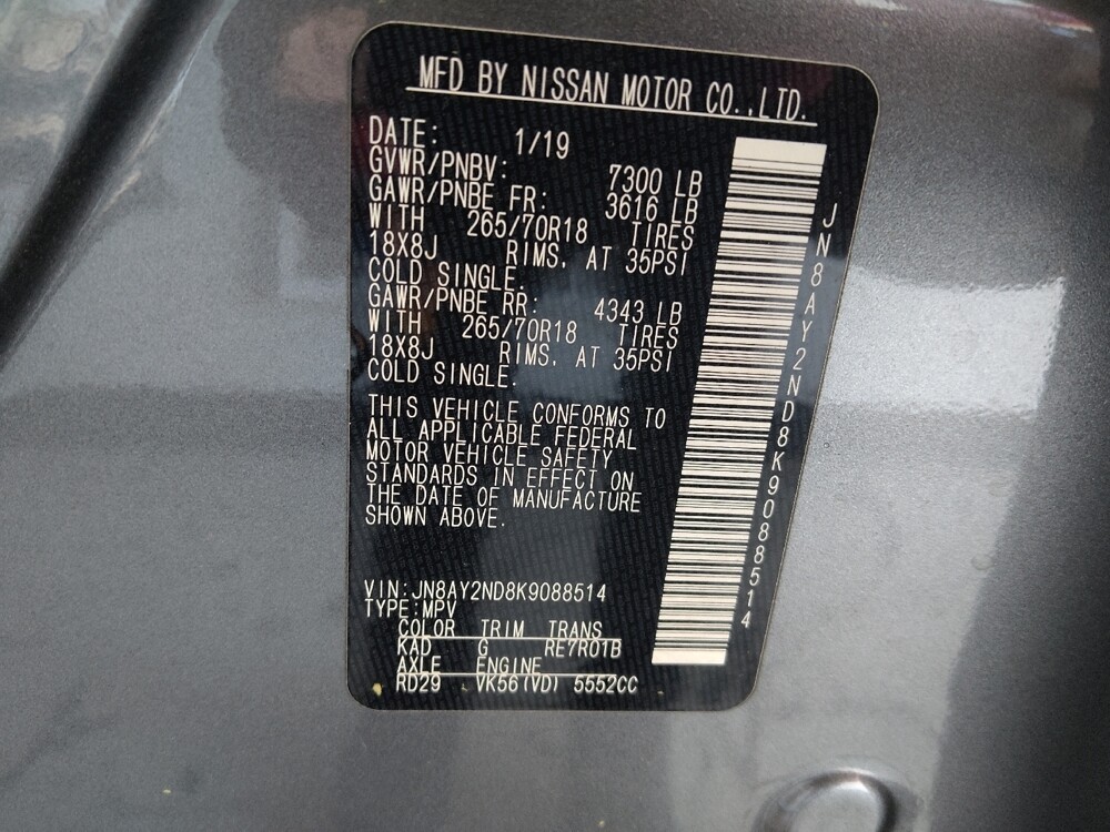 2019 Nissan Armada in Marietta, GA 30062 - 18136088 33