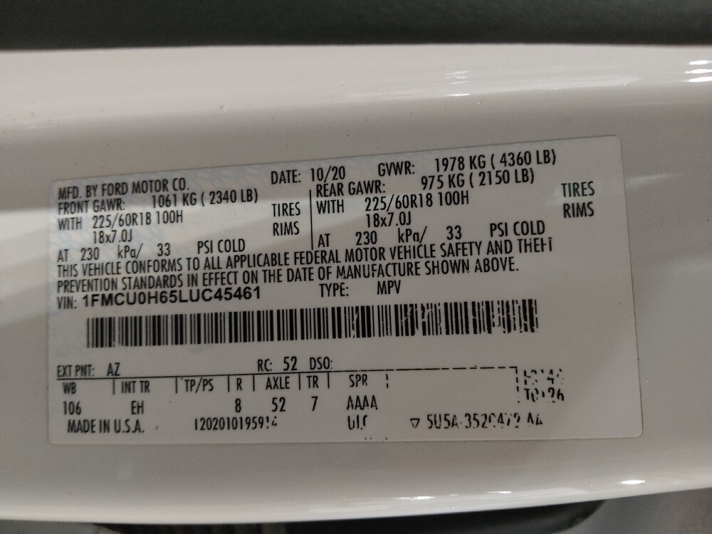 2020 Ford Escape in Fort Worth, TX 76116 - 18136099 33