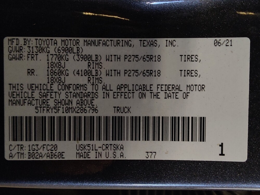 2021 Toyota Tundra in Orlando, FL 32808 - 18136131 33