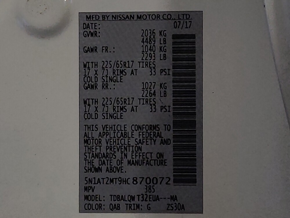 2017 Nissan Rogue in Lauderdale Lakes, FL 33313 - 18136146 33