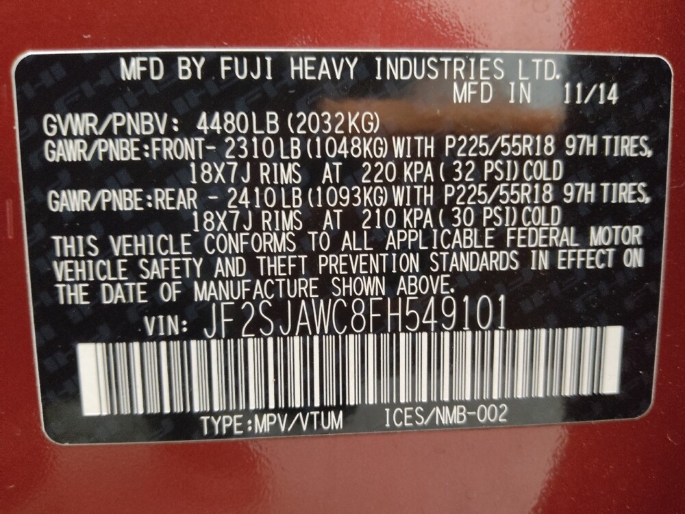 2015 Subaru Forester in Colorado Springs, CO 80909 - 18136197 33