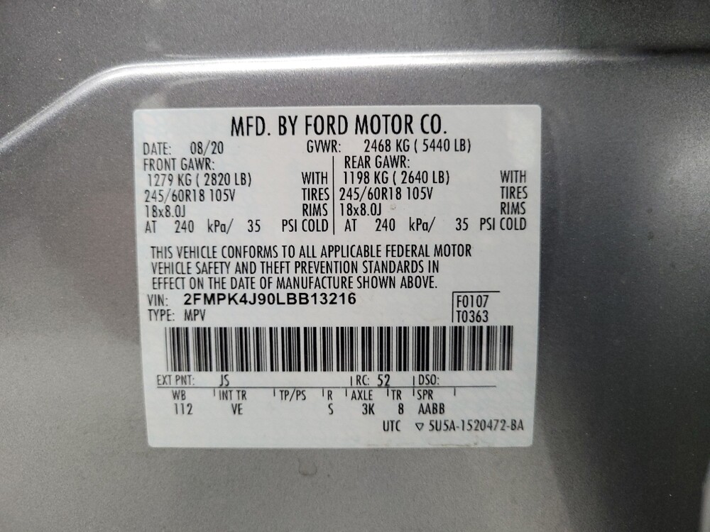 2020 Ford Edge in Huntsville, AL 35816 - 18136202 33