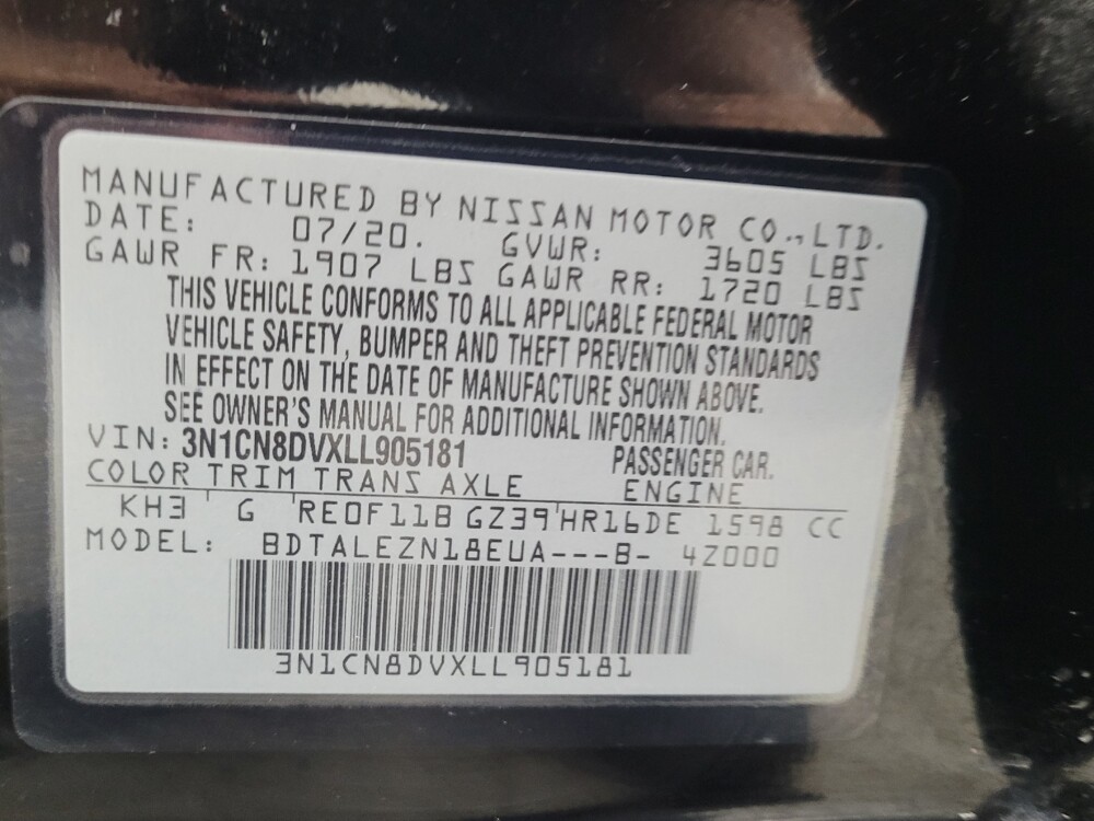 2020 Nissan Versa in Huntsville, AL 35816 - 18136205 33