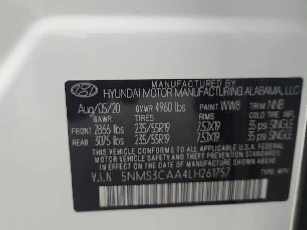 2020 Hyundai Santa Fe in Madison, TN 37115 - 18136208 33