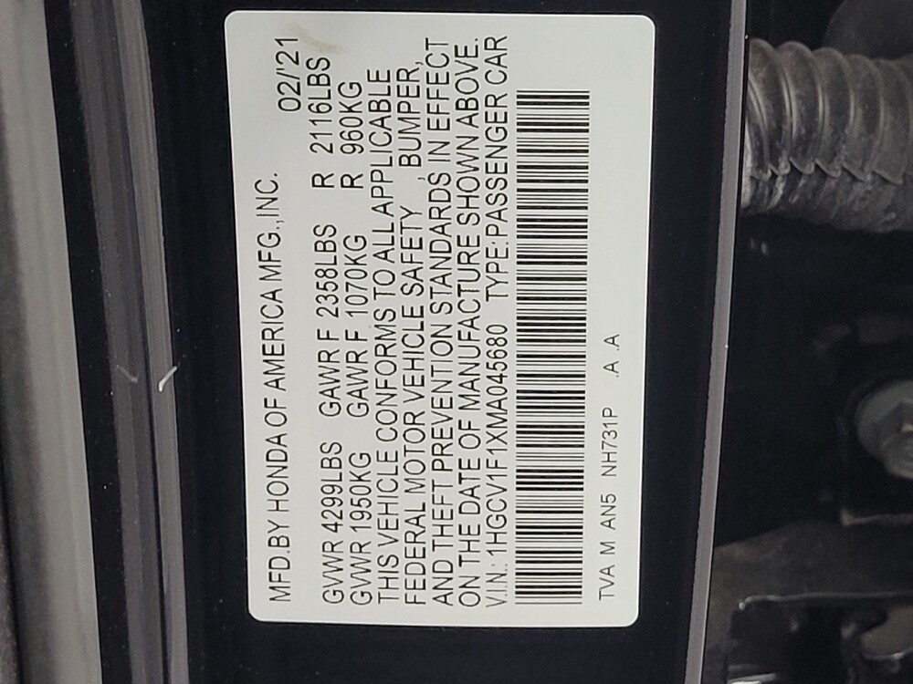 2021 Honda Accord in Houston, TX 77034 - 18136217 33