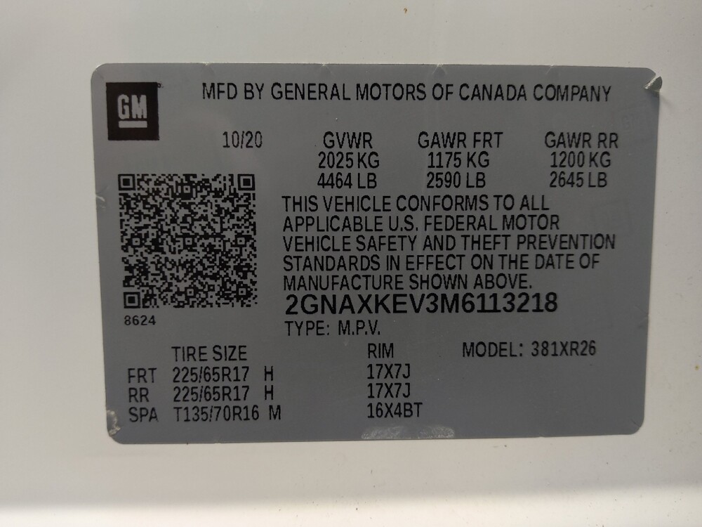 2021 Chevrolet Equinox in Houston, TX 77034 - 18136229 33